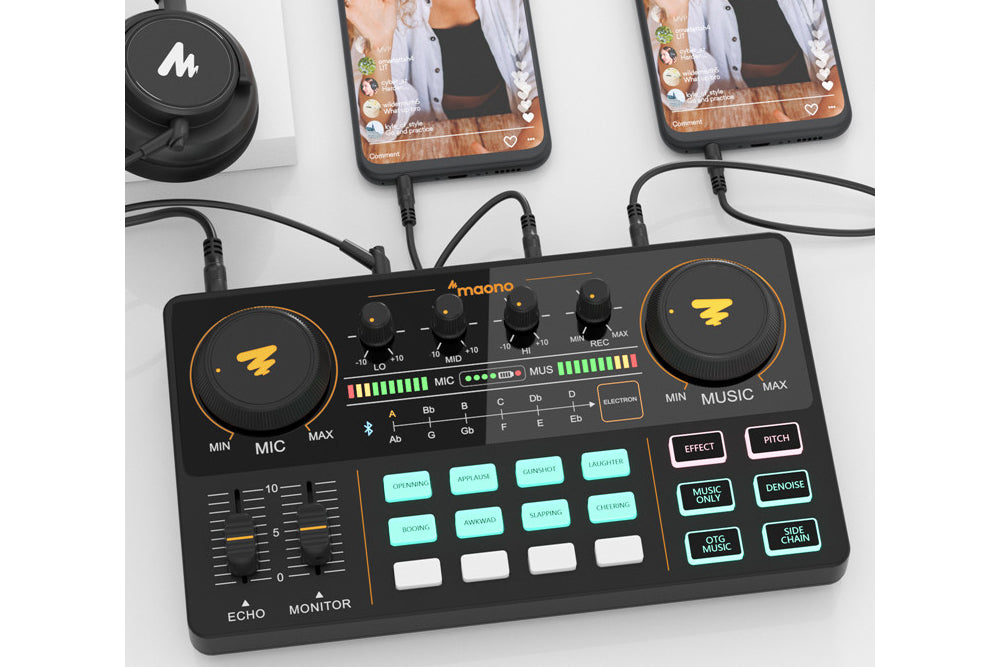 Maono MAONOCASTER AU-AM200 Portable Podcast Console