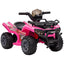 Maplin Plus 6V Kids Electric Ride on Toy ATV Quad Bike with Music & Headlights for 18-36 Months Pink