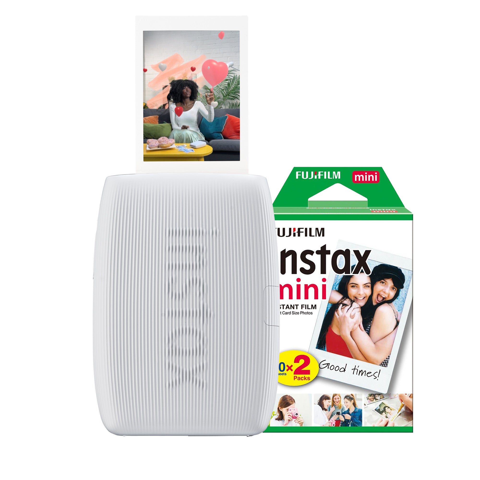 Custodia Protettiva In PU Per Fujifilm Instax Mini Link 3 - Con Tracolla E Interno In Microfibra - Colori Verde Salvia, Rosa Pastello, Bianco Argilla
