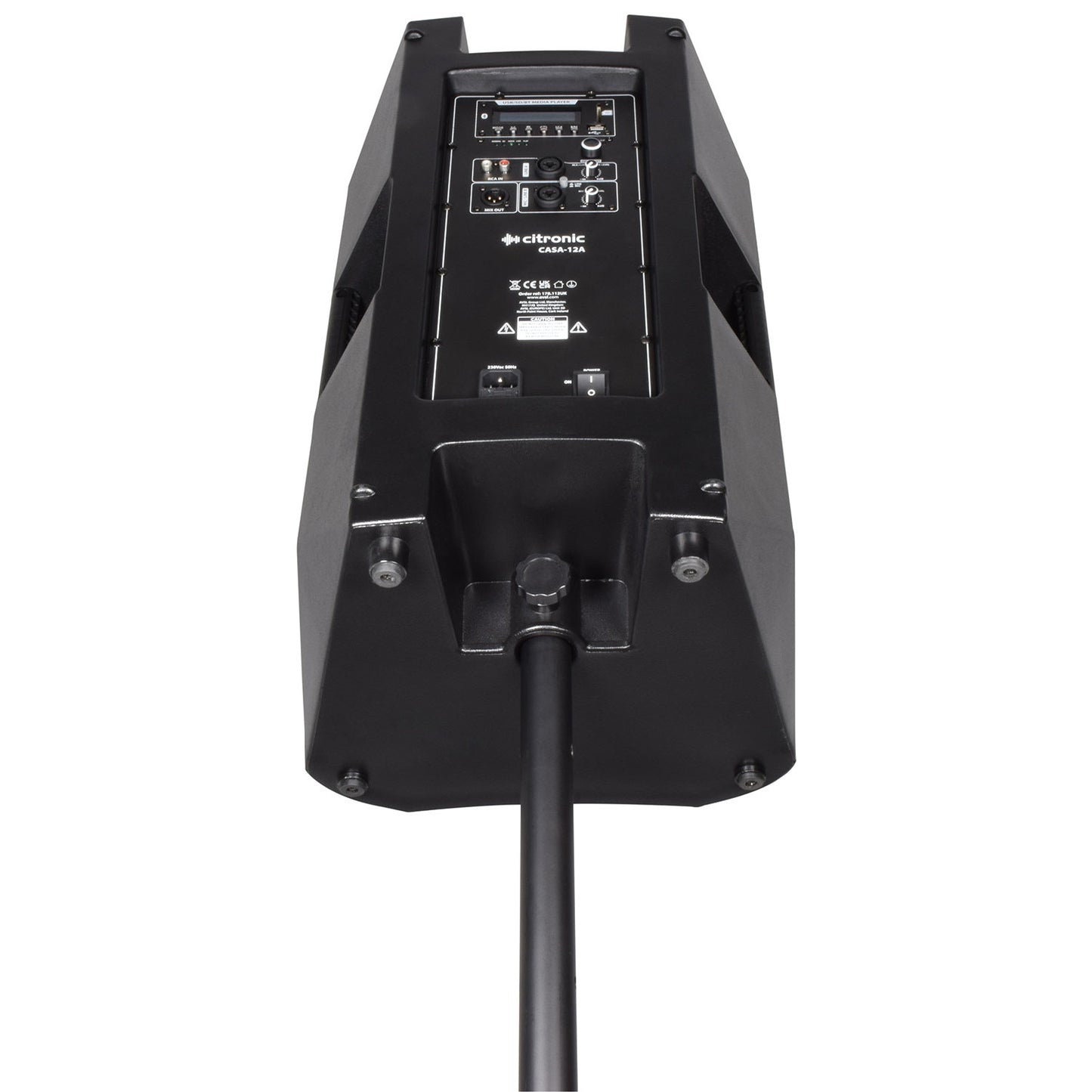 Citronic CASA Active PA Cabinet with DSP, USB/SD & Bluetooth