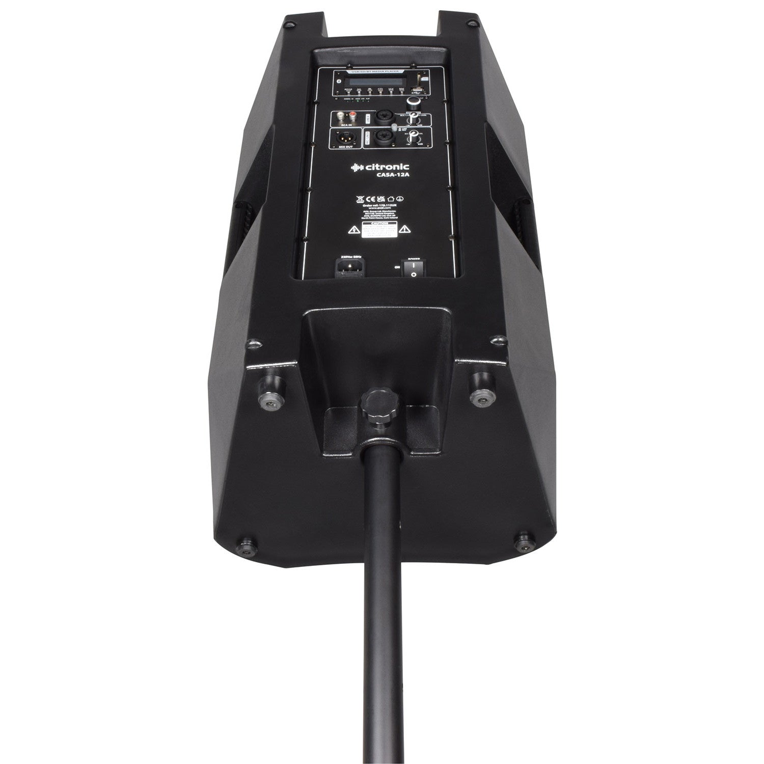 Citronic CASA Active PA Cabinet with DSP, USB/SD & Bluetooth