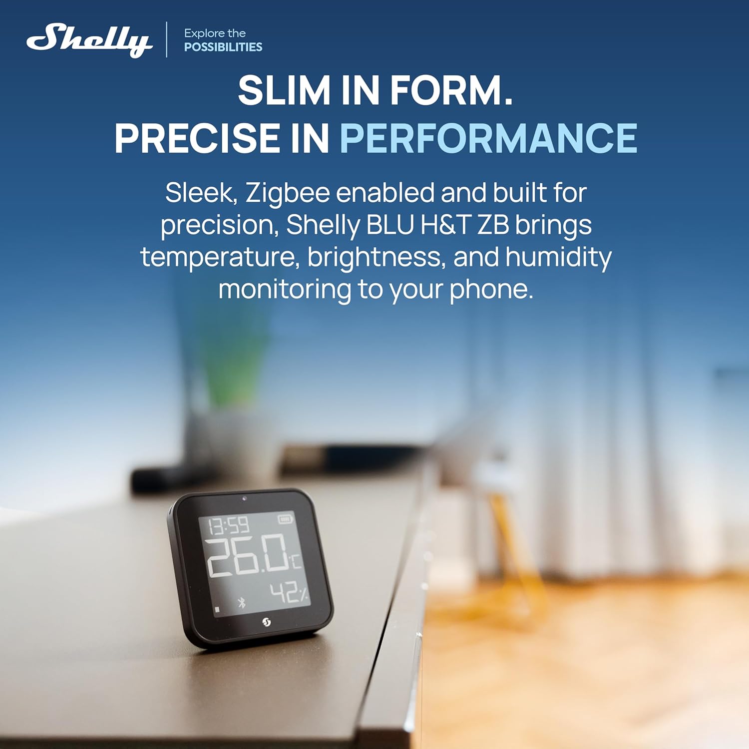 Shelly BLU H&T Heat/Humidity Display