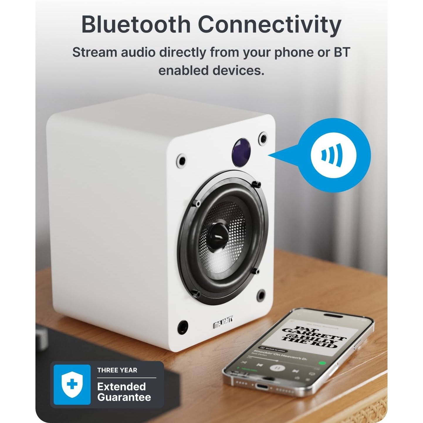 Majority D50X Bluetooth Bookshelf Speakers