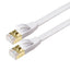 Maplin RJ45 CAT7 Flat Ethernet LAN Cable - White