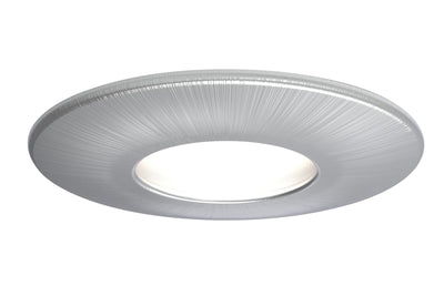 4lite WiZ Connected Fire-Rated IP20 GU10 Smart LED Downlight - Satin Chrome - maplin.co.uk