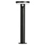 4lite Antheia Solar IP54 Die-Cast Aluminium LED Outdoor Bollard Light with Built in PIR Motion Sensor Single