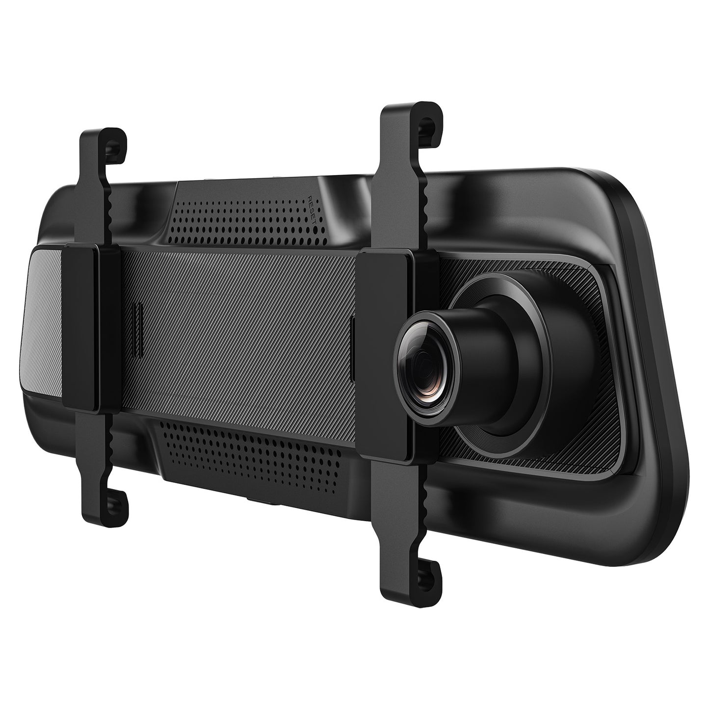 Road Angel Halo Vision 3 Deluxe Rear View Mirror 4K Dual Dashcam with 64GB SD Card & Hardwire Kit