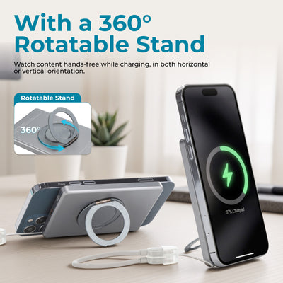 Maplin 5000mAh USB-C MagSafe Wireless Power Bank