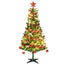 HOMCOM 6ft LED Artificial Christmas Tree with Decorations - maplin.co.uk