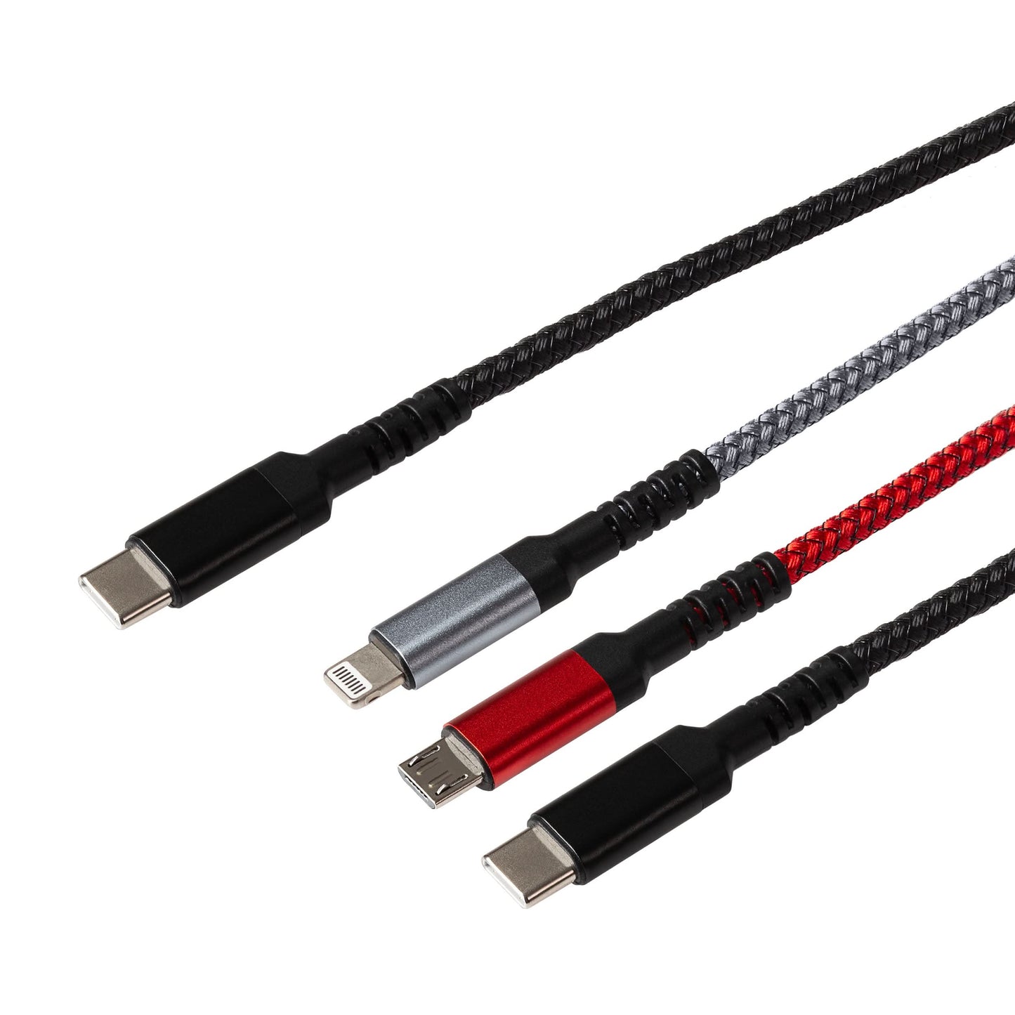 Maplin USB-C to 3-in-1 Multi-Charging USB-C / Lightning / Micro USB 10 ...