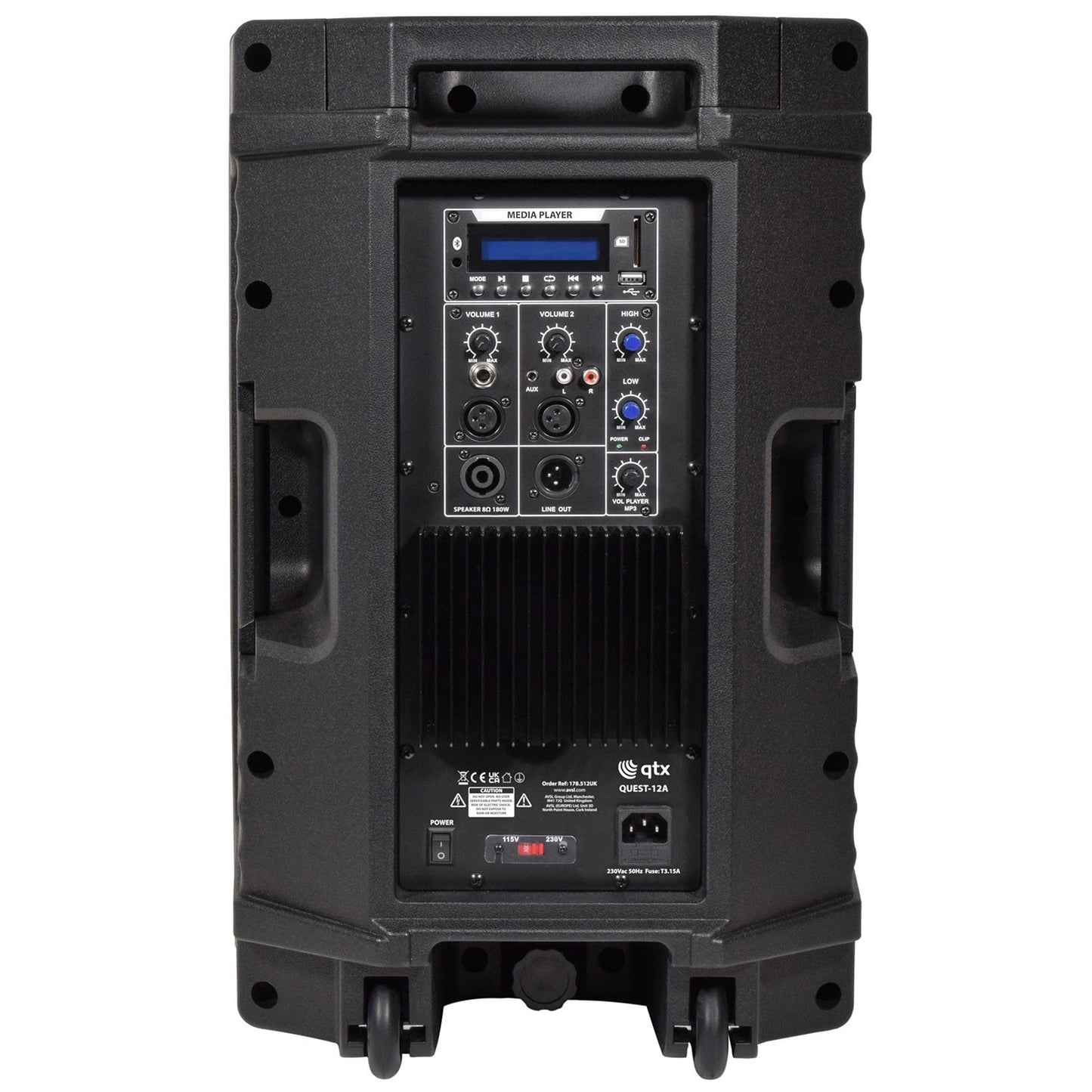 QTX QUEST Peak Active PA Cabinet