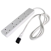 Mercury IEC C14 4 Socket Extension Lead - 2m