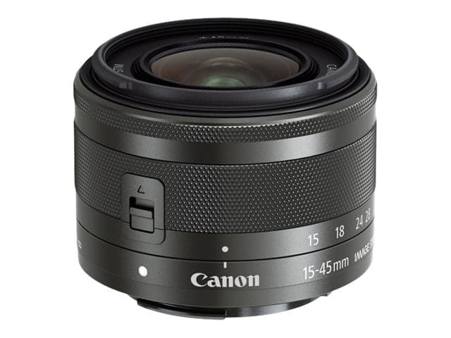 Canon EF-M 15-45mm f3.5-6.3 IS STM Lens - Graphite - maplin.co.uk