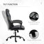 Maplin Plus Faux Leather Adjustable Swivel Gaming Chair - Black - maplin.co.uk