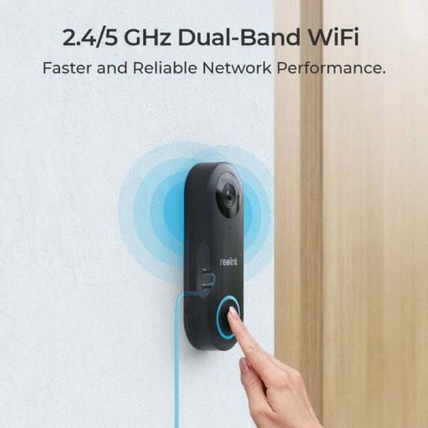 Reolink 5MP Smart Wireless Video Doorbell & Chime