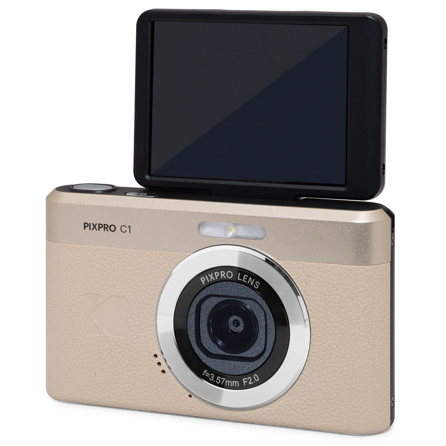 Kodak PIXPRO C1 13MP 4x Digital Zoom Compact Camera - Tan
