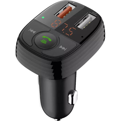 Devia FM Wireless Bluetooth Transmitter USB Port Car Adapter - Black