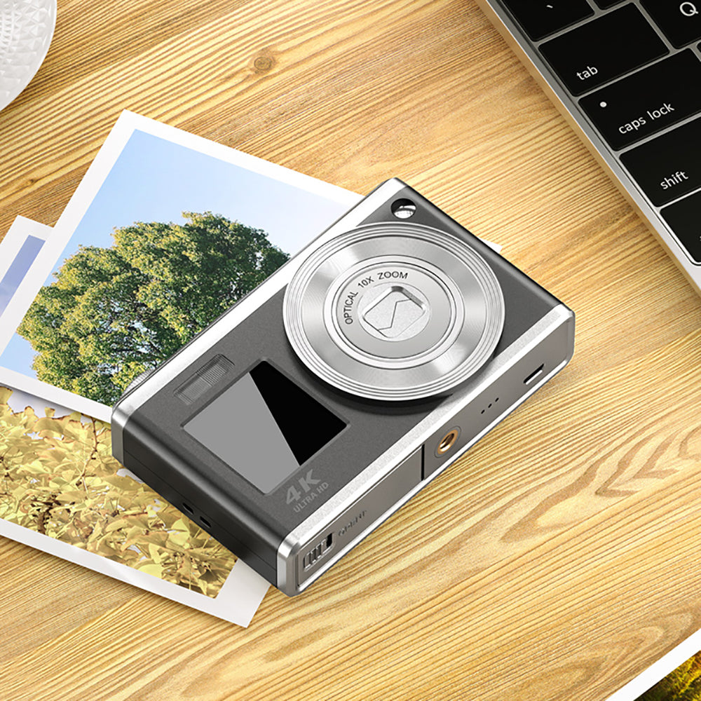 Fotocamera Mini Compatta 1080P - Videocamera Con Cinturino Da Polso E Schermo 0,96" Per Video E Foto - Foto 1