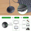 Maono USB-A Electret Condenser Omnidirectional Conference Microphone - maplin.co.uk