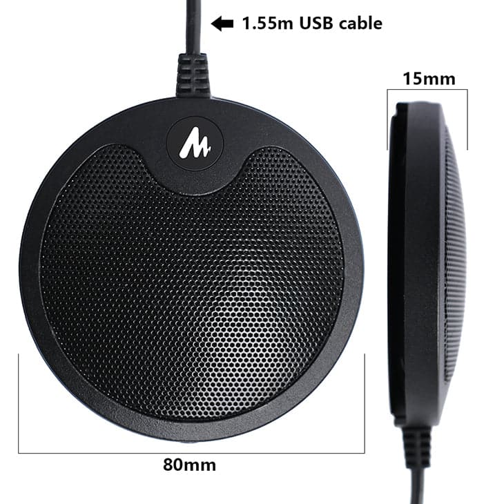 Maono USB-A Electret Condenser Omnidirectional Conference Microphone - maplin.co.uk