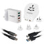 Maplin Travel Adapter & Wall Charger Kit