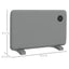 Maplin 1200W Freestanding / Wall Mounted Portable Electric Convector Space Heater with Adjustable Thermostat & Timer - maplin.co.uk
