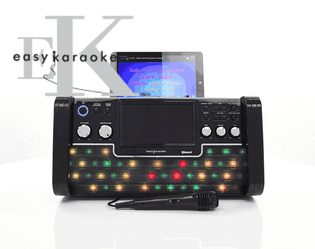 Easy Karaoke Bluetooth CD&G Karaoke Disco Party Machine with Light Effects