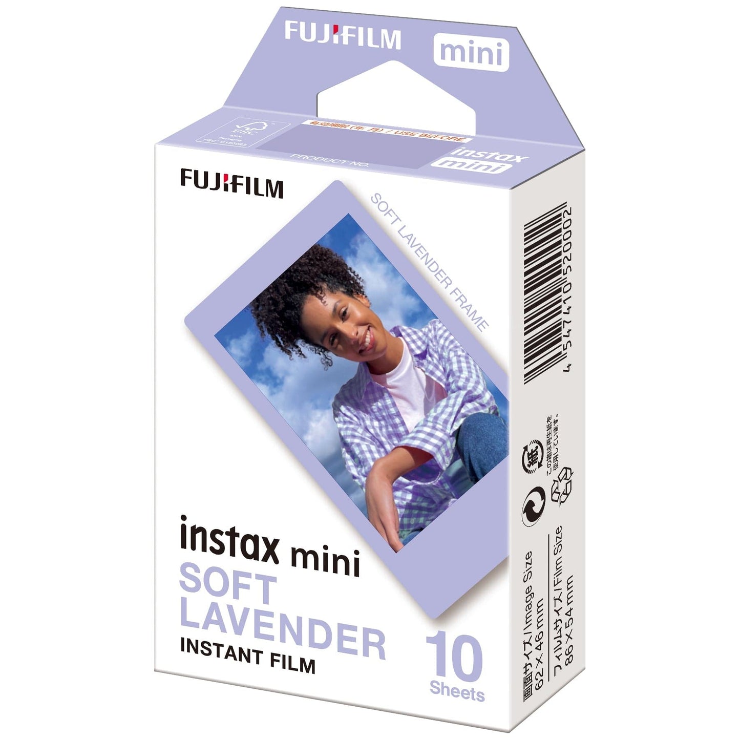 Fujifilm Instax Mini Soft Lavender Photo Film - maplin.co.uk