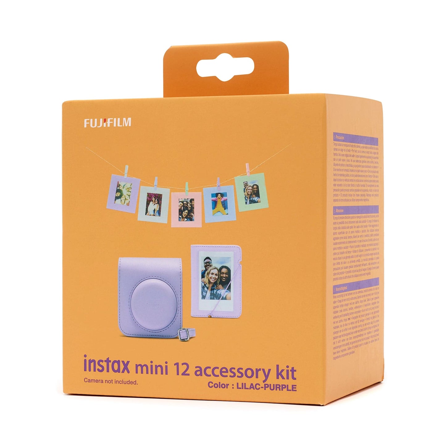 Fujifilm Instax Mini 12 Accessory Kit with Case, Photo Album, Hanging Cards & Pegs - maplin.co.uk