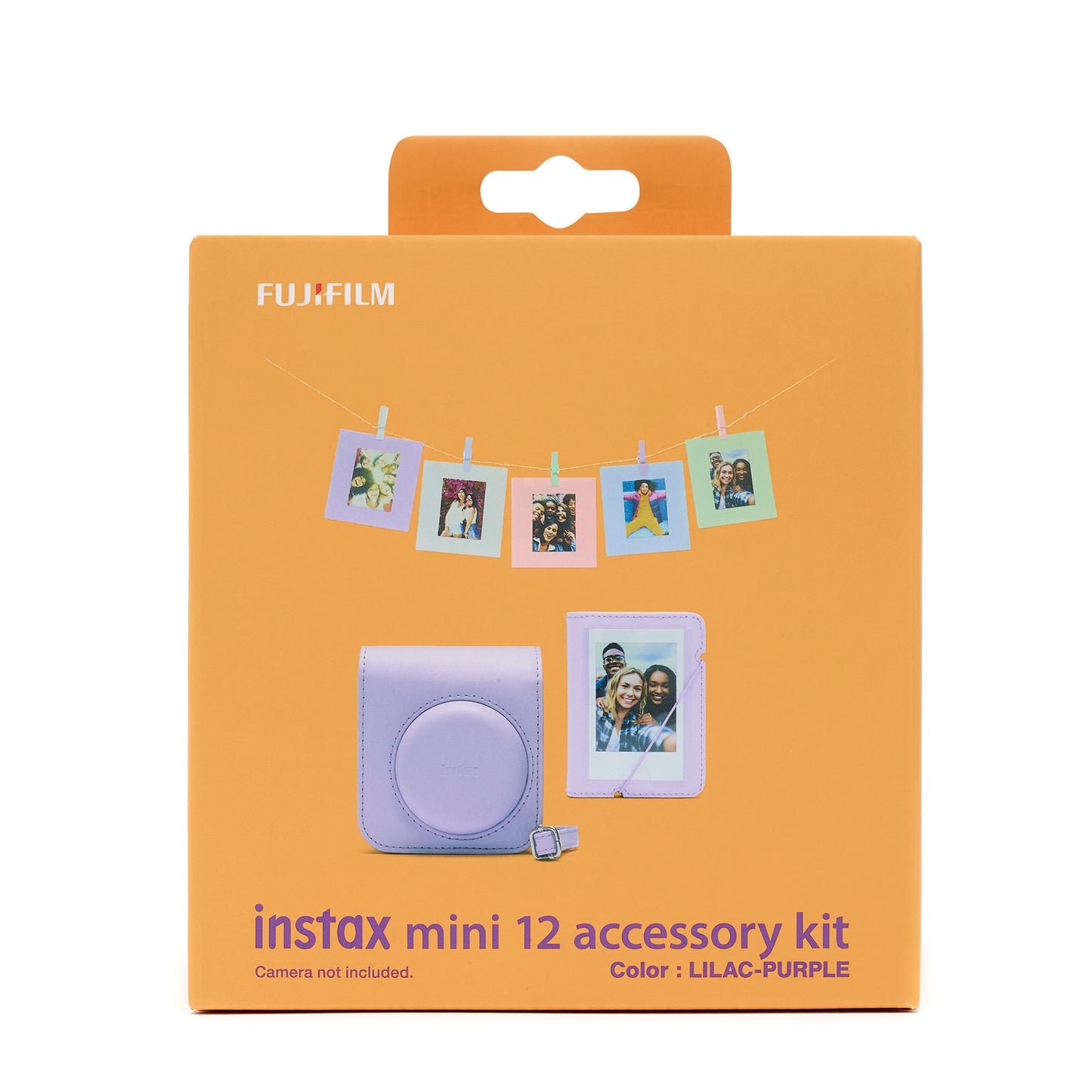 Fujifilm Instax Mini 12 Accessory Kit with Case, Photo Album, Hanging Cards & Pegs - maplin.co.uk