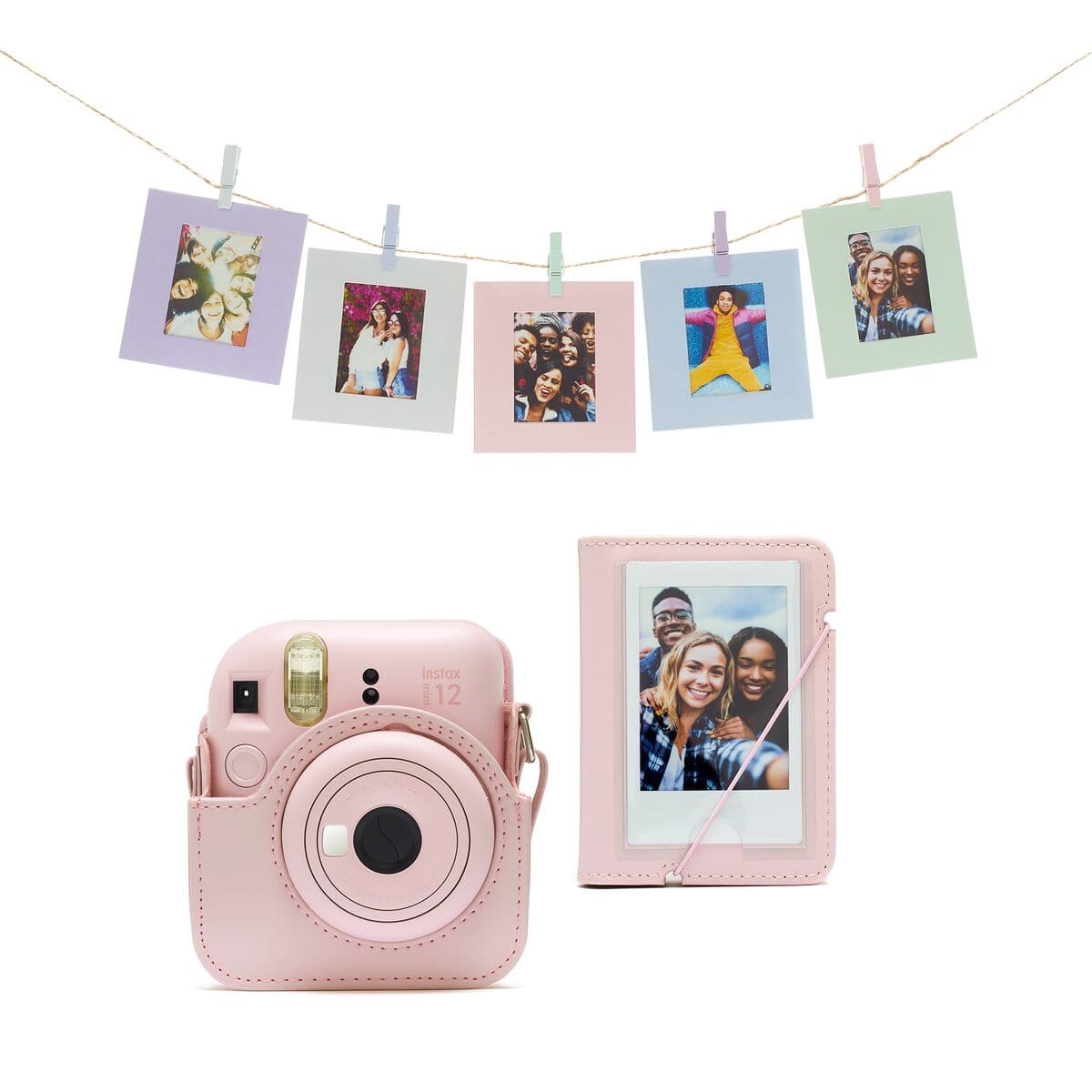 Fujifilm Instax Mini 12 Instant Camera - Blossom Pink - maplin.co.uk