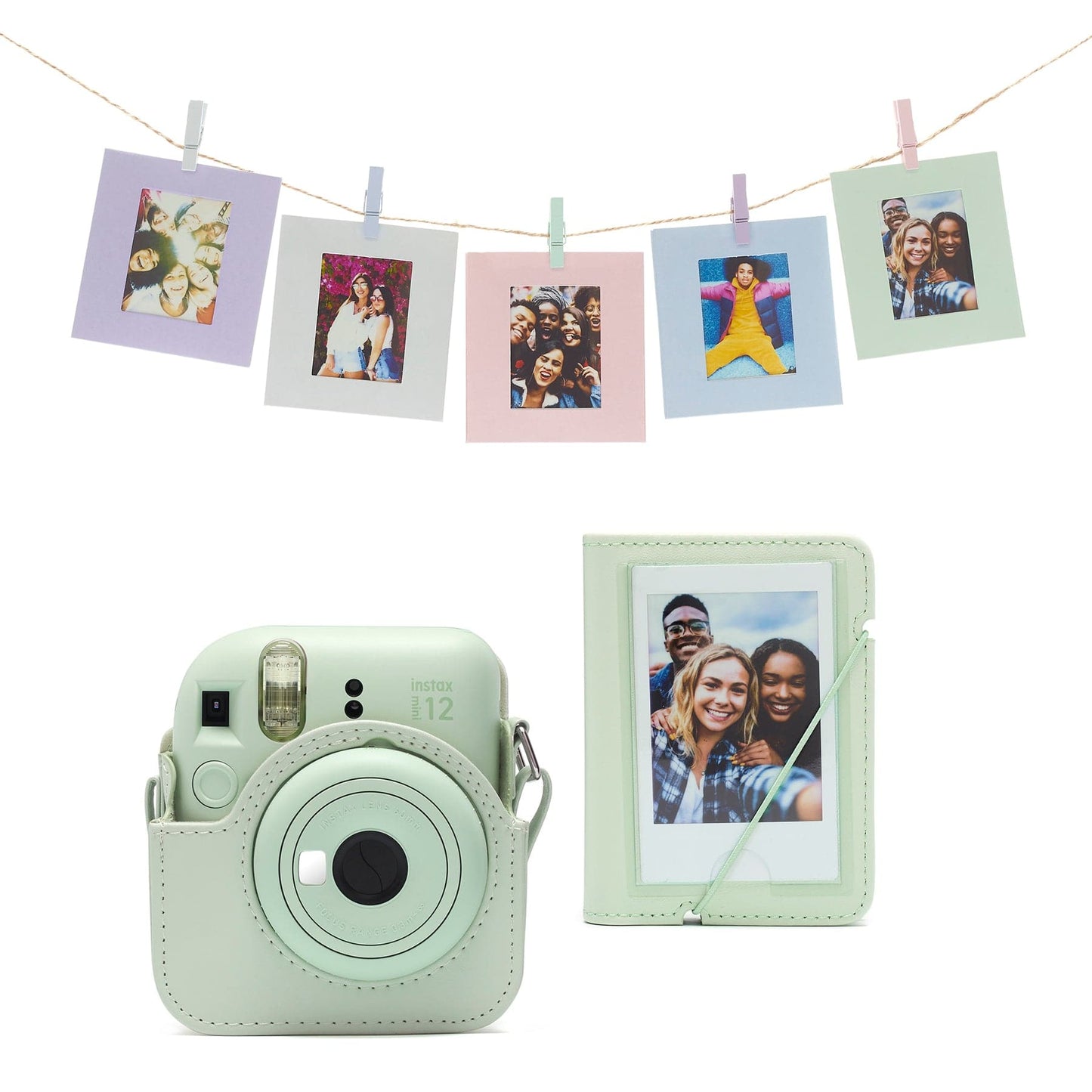 Fujifilm Instax Mini 12 Instant Camera - Mint Green - maplin.co.uk