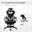 Maplin Ergonomic Racing Adjustable Reclining Gaming Office Chair with Headrest, Lumbar Support & Retractable Footrest - maplin.co.uk