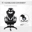 Maplin Plus Ergonomic Racing Adjustable Reclining Gaming Office Chair with Headrest, Lumbar Support & Retractable Footrest - maplin.co.uk