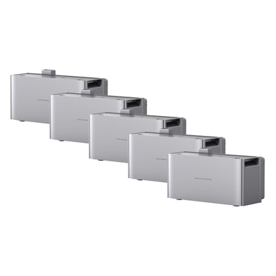 Jackery SolarVault 3 BP2500 Solar Energy Storage Expandable Battery Pack - Pack of 5