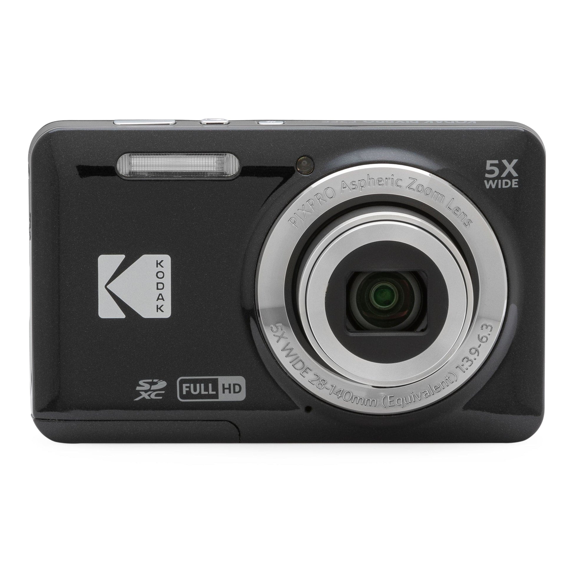 Kodak PIXPRO X55 16MP 5x Zoom Compact Camera - Black - maplin.co.uk