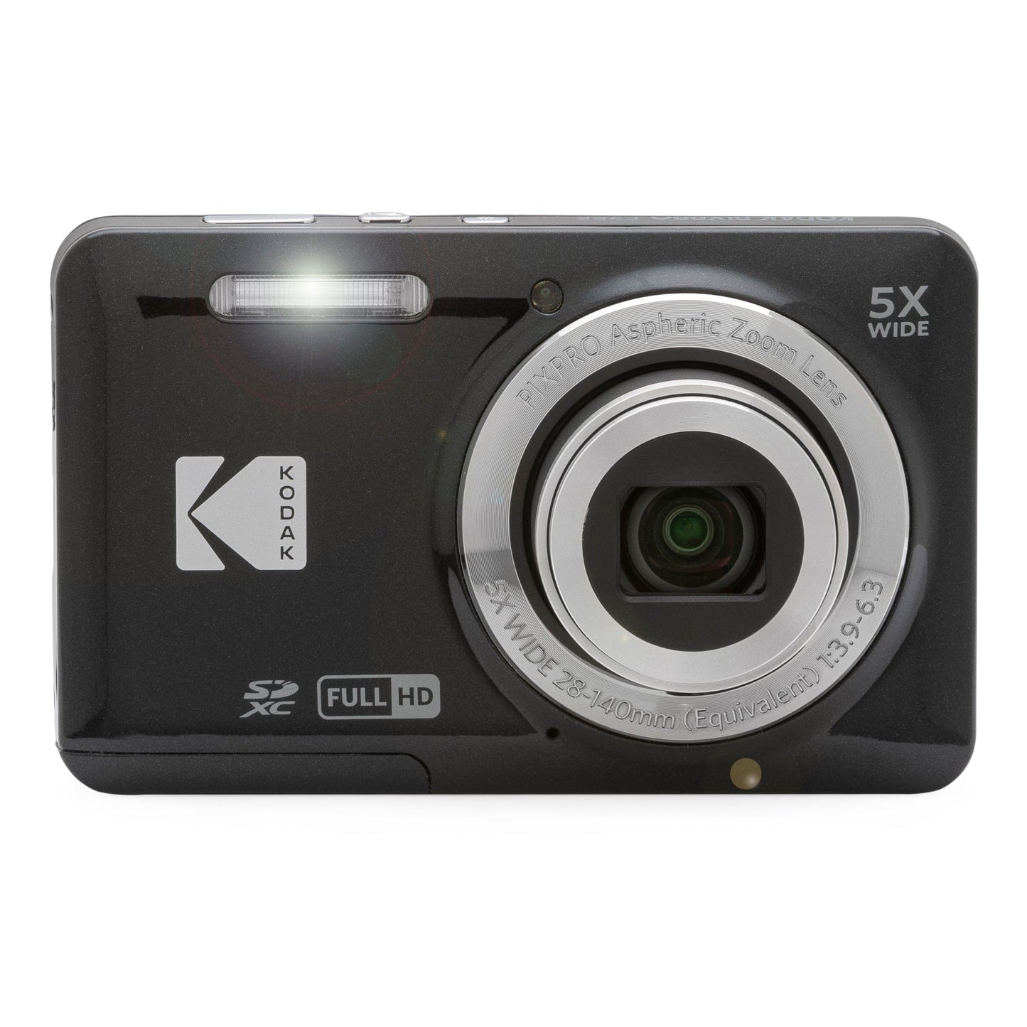 Kodak PIXPRO X55 16MP 5x Zoom Compact Camera - Black - maplin.co.uk