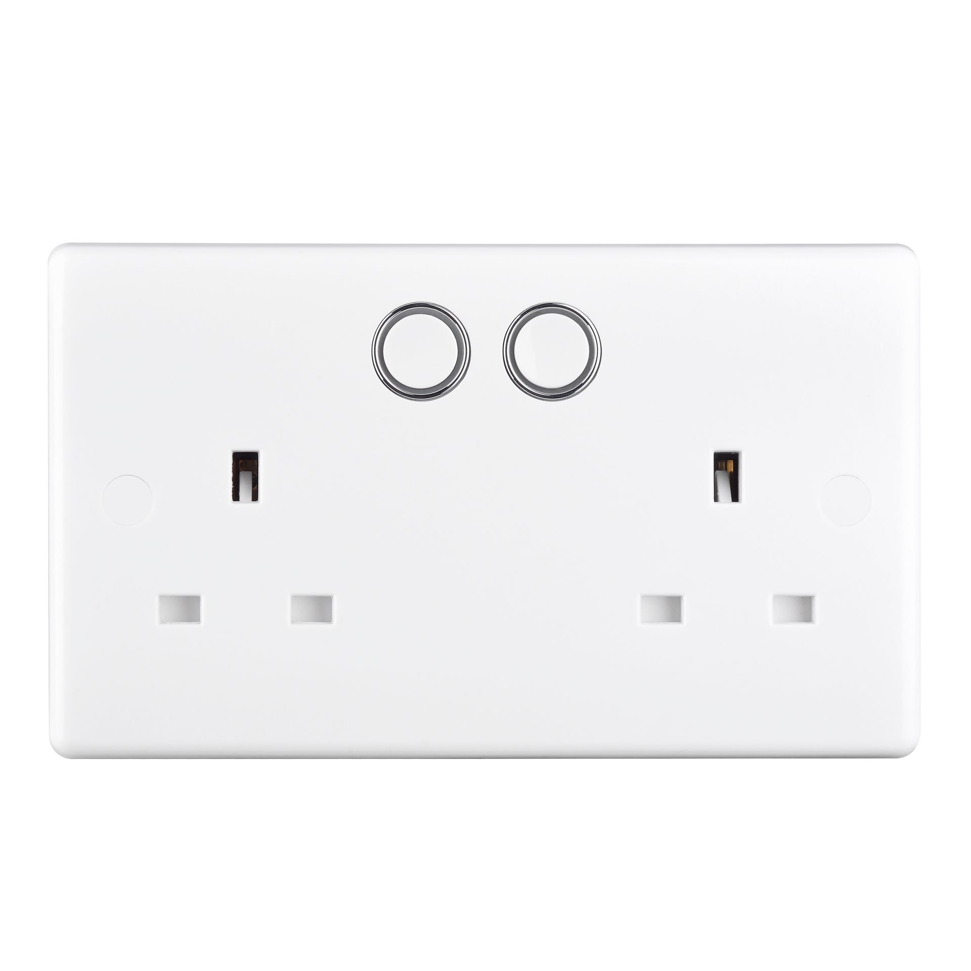 Slim Nexus Double Switched Power Socket + Smart Home Control