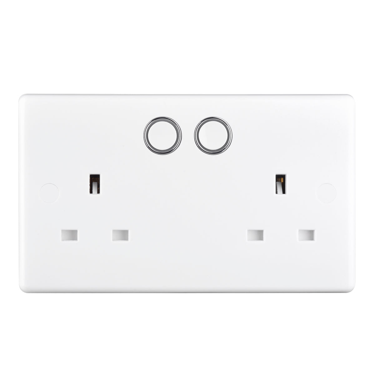 British General Slim Nexus Double Switched 13A Power Socket + Smart Ho ...