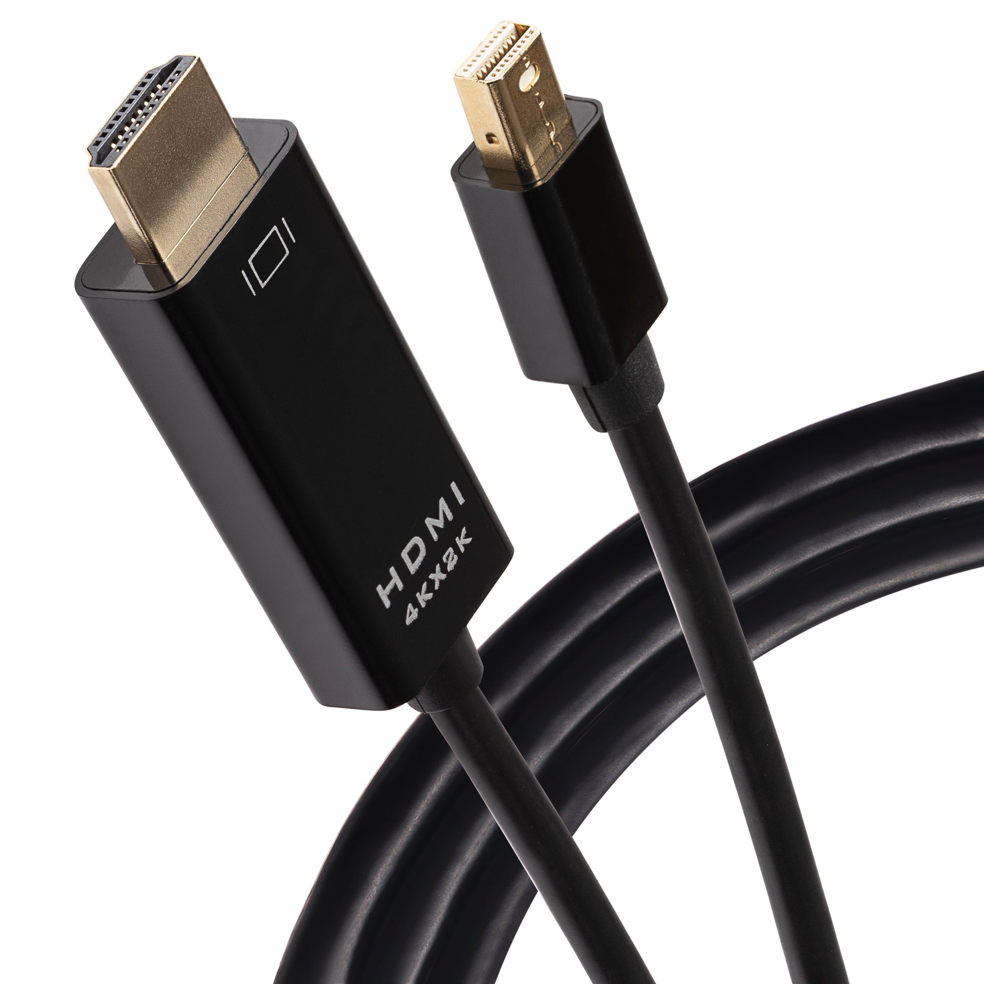 Premium 4K Ultra HD Mini DisplayPort to HDMI Cable Black 3m