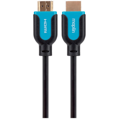 Maplin HDMI to HDMI 4K Ultra HD 30Hz Cable with Gold Connectors - Black - maplin.co.uk