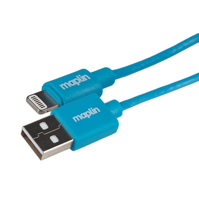 Maplin Premium Lightning to USB-A Cable - 0.75m - maplin.co.uk