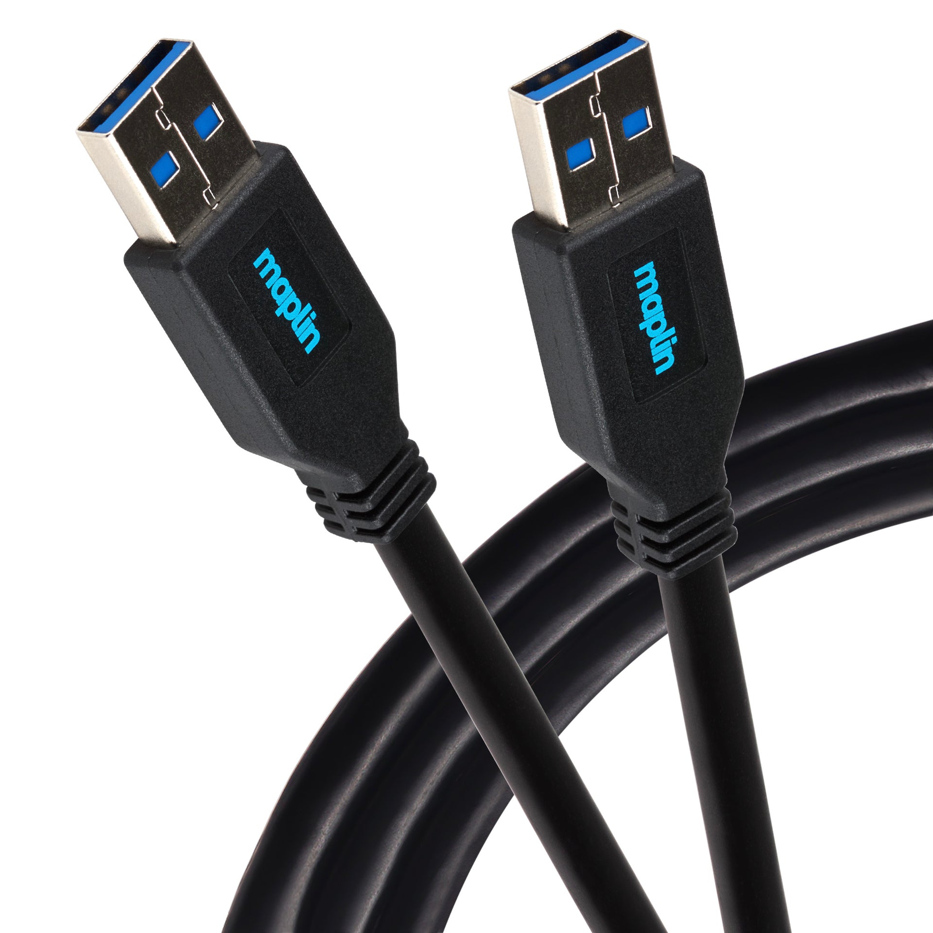 USB 3.0 to USB 3.0 Super Speed 5Gbps Cable Black 3m