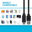 Maplin PRO USB-C to USB-A 3.1 Gen1 5Gbps Super Speed Cable - Black, 1m - maplin.co.uk