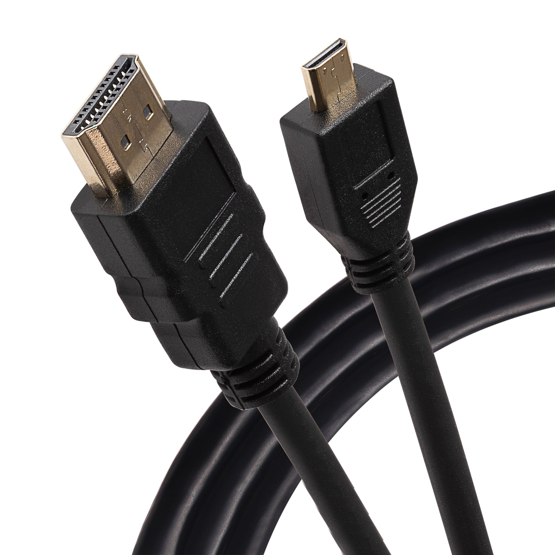 HDMI to Micro HDMI D 4K Ultra HD 30Hz Cable Ethernet & Connectors Black 3m