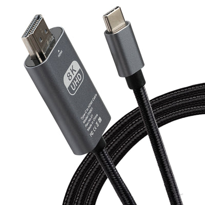 Maplin USB-C to HDMI Cable Adapter (Supports 4K Ultra HD @ 60Hz) - Black