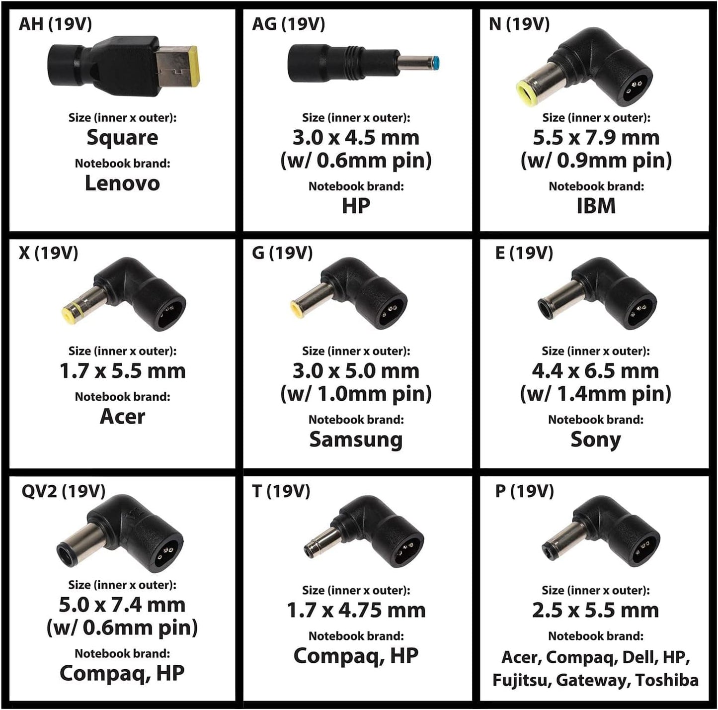 Maplin 65W Universal Laptop Charger Power Supply with 9 Interchange Tips - maplin.co.uk