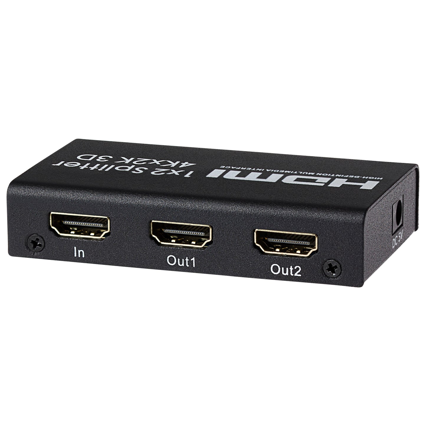 Nikkai HDMI Splitter 1 Port In 2 Port Out 1080p 60Hz - Black - maplin.co.uk