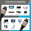 Maplin HDMI to HDMI 4K Ultra HD Cable with Gold Connectors - Black, 15m - maplin.co.uk