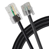 Maplin RJ11 to RJ45 ADSL Telephone Cable - Black, 3m